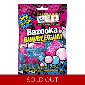Bazooka Bubble Gum Chunks Share - 140g Bag